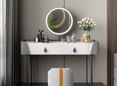 Schminktisch Modern Konsolentischen Friséiertisch Make-Up Dësch Luxus Neien