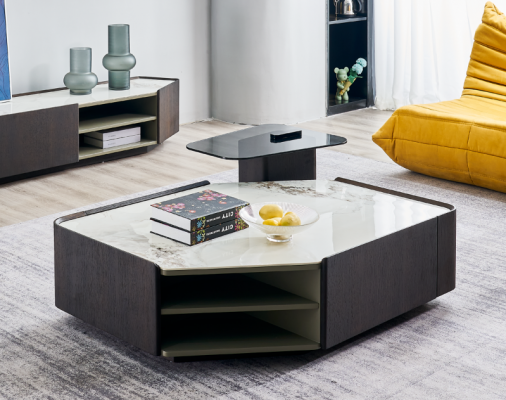 Couchtisch Kaffisdësch Bäikëscht Designer Wunnzëmmertësch Dëscher