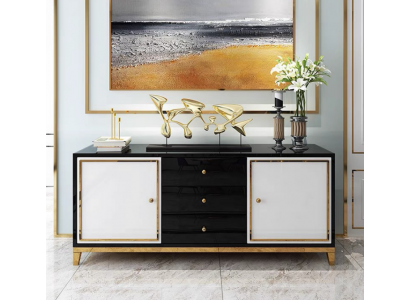 Design Kommode Wunnzëmmer Anrichte Modern Sideboard Holz Schaf Neien