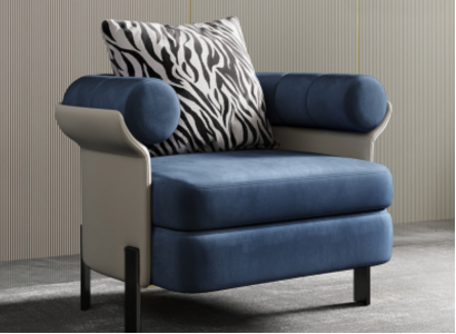 Sessellounge Designer Lehnstull Polstersofa 1 Sëtzer Wunnzëmmer Nei