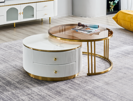 Couchtisch Wunnzëmmer Miwwelen Luxus Holz Dëscher Couchtische 80x40,5 Dësch