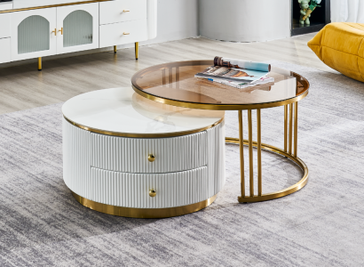 Couchtisch Wunnzëmmer Miwwelen Luxus Holz Dëscher Couchtische 80x40,5 Dësch