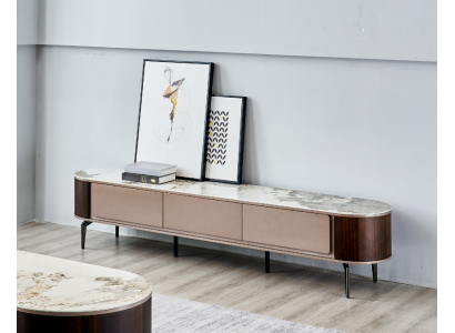 Säitebord TV Schaf Lowboard Holz Modern Stand Wunnzëmmer RTV Nei