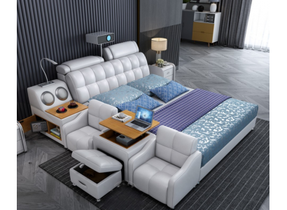 Multifunksiounsbett Boxen Luxus Design Liederbetter Hotel Duebel Neit