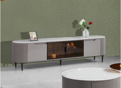 RTV Lowboard TV Ständer Sideboard Holz Gro Luxus Wunnzëmmer Design