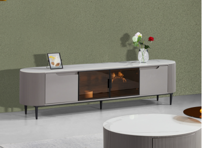 RTV Lowboard TV Ständer Sideboard Holz Gro Luxus Wunnzëmmer Design