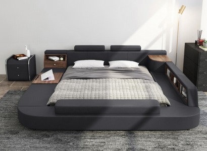 Biedemodern Hôtel Multifunktion Duebel Luxus Design Bett Polster