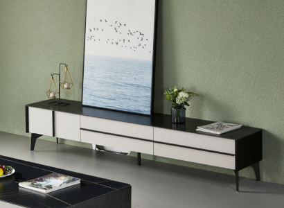 Wunnzëmmer Sideboard Holz Modern Miwwel Lowboard rtv tv Schaf Miwwel