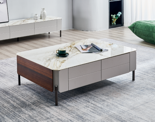 Couchtisch Dësch Designer Bäitestësch 80x40 Couchtischen Modernen