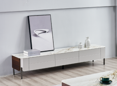 rtv Lowboard Fernsehsockel Sideboard Holz Modern Wäiss Wunnzëmmer Nei