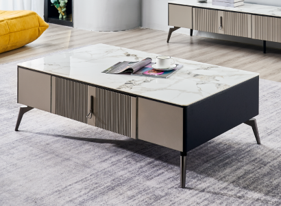 Couchtisch Wunnzëmmer Design Miwwelen Dësch Luxus Säitendësch Holz Modern