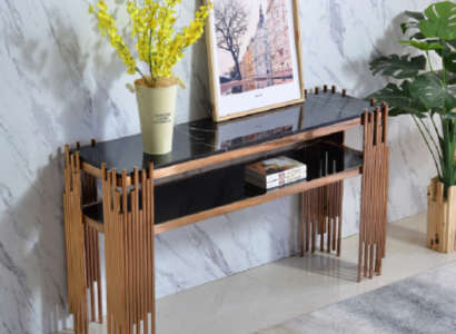 Wunnzëmmer Konsolendësch Sideboard Konsol Kommode Anrichte Mauer Dësch