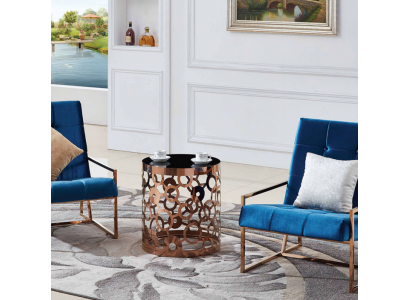 Canapé Dësch Kaffisdësch Niewendësch Designer Dësch Edelstol Gold Neien