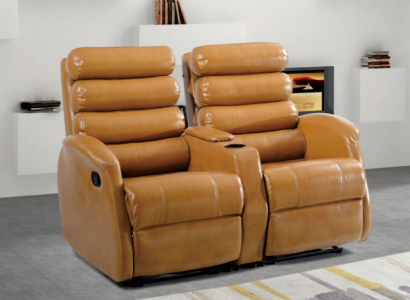 Sofa Luxus Braun Wunnzëmmer Modernen Design Canapéë Miwwelen Neit