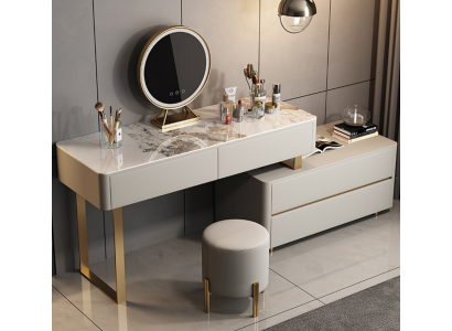Schminktisch Konsole Schlofkummer Miwwelen Design Luxus Konsolendësch