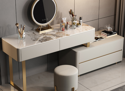 Schminktisch Konsole Schlofkummer Miwwelen Design Luxus Konsolendësch