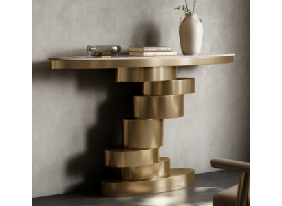 Konsolendësch Designer Holz Dësch Konsol Konsolendëscher Konsol Miwwelen