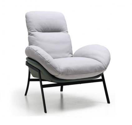 Fotell Sëtz Miwwelen Design Wunnzëmmer Polster Holz Modern Luxus Nei