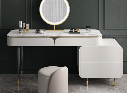 Dësch Konsole Spigel Schminktësch Schlofzëmmer Konsolen Luxus Nei