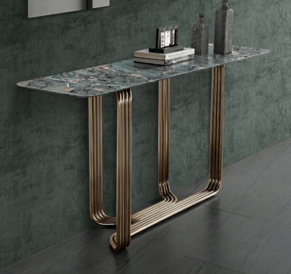 Konsolendësch Holz Dësch Konsol Luxus Konsolendëscher Design Edelstol