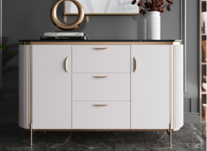Sideboard Kommode Anrichte Holz Modern Wäiss Wunnzëmmer Kommoden Nei