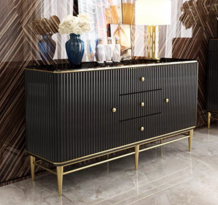 Miwwelen Wunnzëmmer Kommoden Sideboard Luxus Holz Schaf Designer Nei