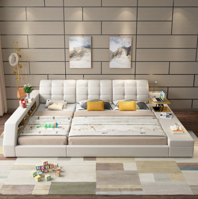 Design Bett Hotel Duebel Späicher Regal 180x200 multifunktionell Bett Luxus