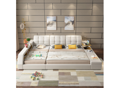 Design Bett Hotel Duebel Späicher Regal 180x200 multifunktionell Bett Luxus