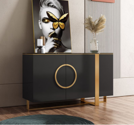 Kommode Holz Schief Schiefdëscher Miwwelen Kommode Sideboard Schaf Modern