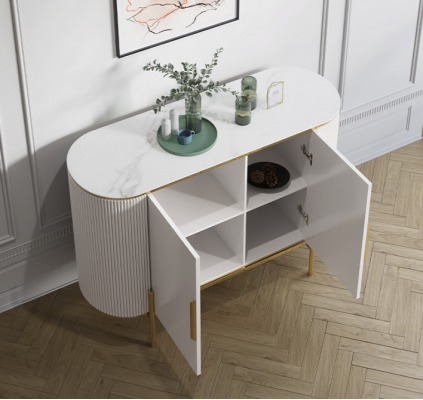 Designer Kommode Säitbriet Schaf Modern Wunnzëmmer Kommoden Holz Nei