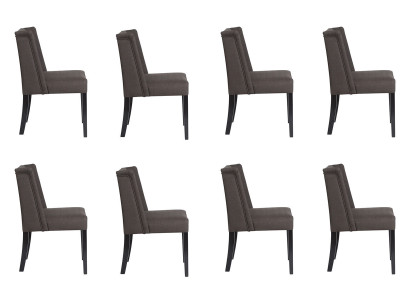 8x Still Stull Polster Design Lounge Club Sëtz Lehn Garnitur Sessell Vento Nei
