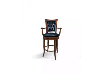 Barhocker Stull Fauteuil Kënschtlederen Klassesch Miwwelen Chesterfield Boltser