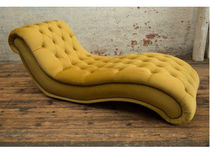 Chesterfield Canapé-Sofa Lénger Stull Club Relax Léngen Lieder