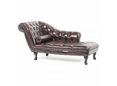 Chesterfield Rout Chaise Lounge Designer Leeder Sofa Chaiselongue Canapé Nei