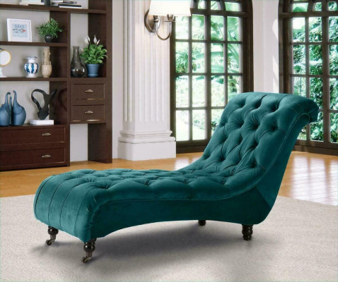 Chesterfield Samt Chaise Lounge Designer Sofa Club Lieg Polster Stoff Textil