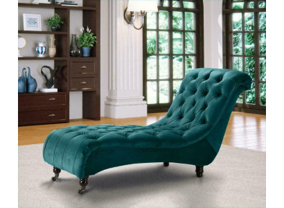 Chesterfield Samt Chaise Lounge Designer Sofa Club Lieg Polster Stoff Textil