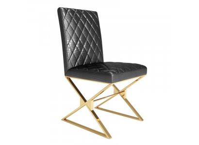 Stull 1x Iesszëmmer Clubstill Polsterstull Fauteuil Metall Lounge Designer Nei