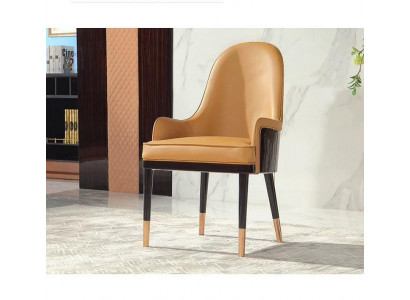 Stull 1x Iesszëmmer Polsterstull Fauteuil Télévisioun Lounge Club Lieder Textil Sëtz