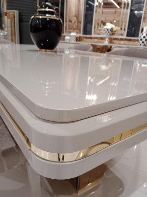 Designer-Iessdësch Ausdrocksstarken Dëschdesign Elegante Neit Modern