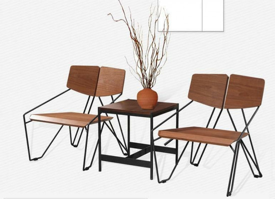 Stull Design Lounge Léin Still Polster Iess Wunn Zëmmer Club Möbel Kichen Fauteuil