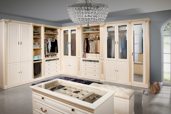 Elementmodell V2D-02 fir Walk-in Closet Kleederschaf Italienesch Miwwelen