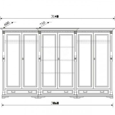 Klassesch Schief Schaf Schiefwand Kleederschaf Massiv Kolonial Stil O6D