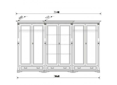 Klassesch Schief Schaf Schiefwand Kleederschaf Massiv Kolonial Stil O6D