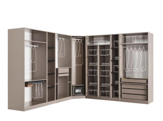 Luxus Schlofkummer Set 6tlg Modernen Stil Holzméiwwel Bett Schminktisch Set