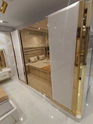 Modern Kleederschafz Schlofzëmmerschafz Holz Schafz Miwwelen Neien Schaf Neien