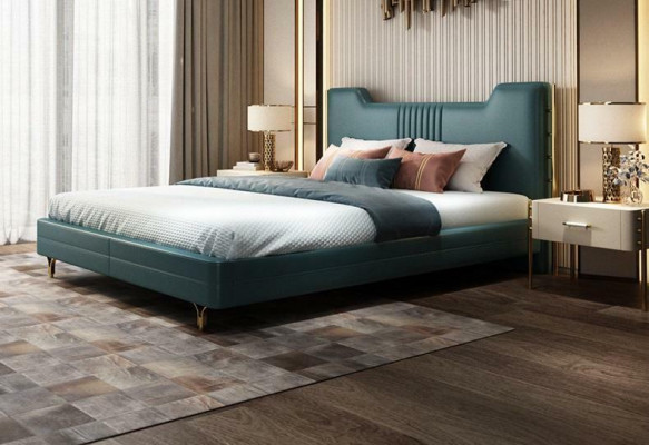 Moderne Designer Holzbetter Edelt Möbel Duebel Better Neie Schlofkummer Polster.