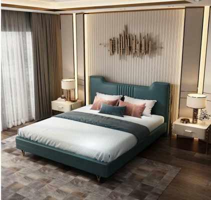 Moderne Designer Holzbetter Edelt Möbel Duebel Better Neie Schlofkummer Polster.
