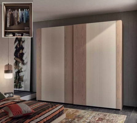 Schlofzëmmer Schief Kleederschaf Holz Luxus Schief Italien Design