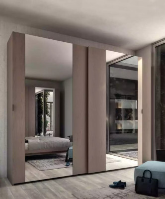 Schaf Luxus Design Schlofzëmmer Schief Kleeder Holz Kleederschaf