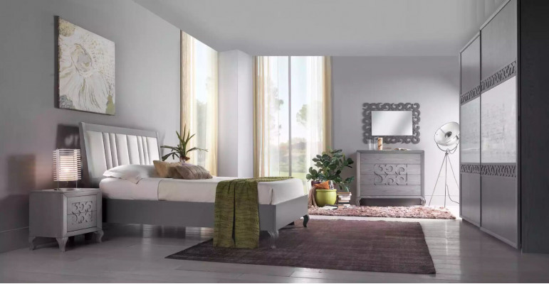 Schiefdier-Schränk Schaf Schaf Kleeder-Schränk mat Spigel Holz Luxus Modern